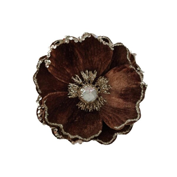 Magnolia Copper Brown Clip On 13cm