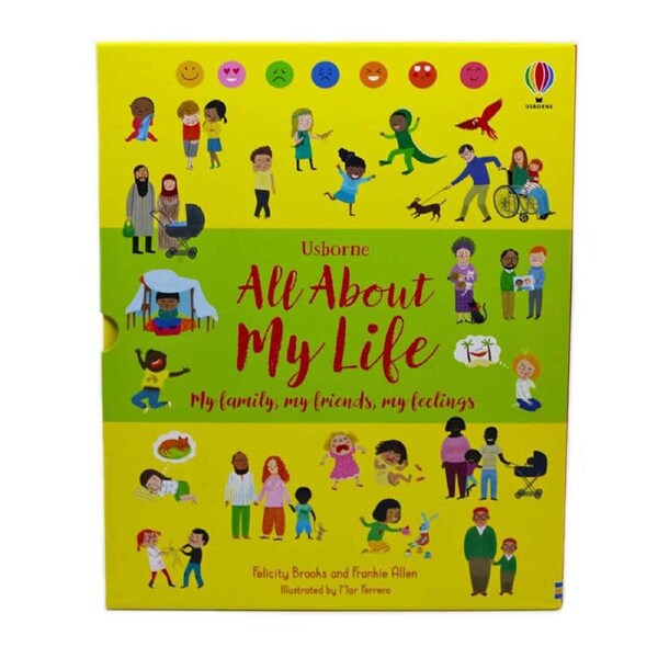 3pc Usborne All About My Life Boxed Set Kids Reading Book Collection Set 3y+
