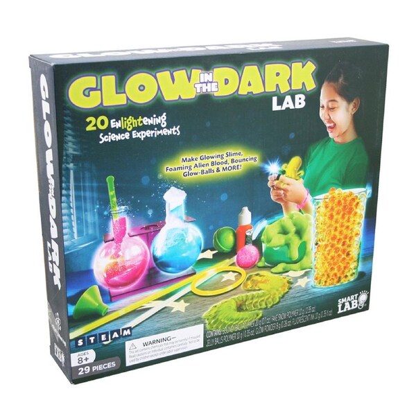 29pc Smart Lab Toys Glow-In-The-Dark Lab Science Experiment Toy Set Kids 8+