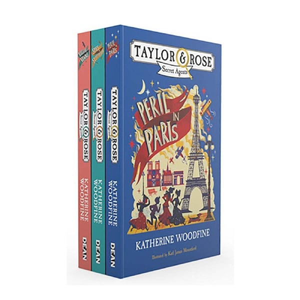 3pc Harper Collins Taylor & Rose Secret Agents Book Reading Collection Set 8y+