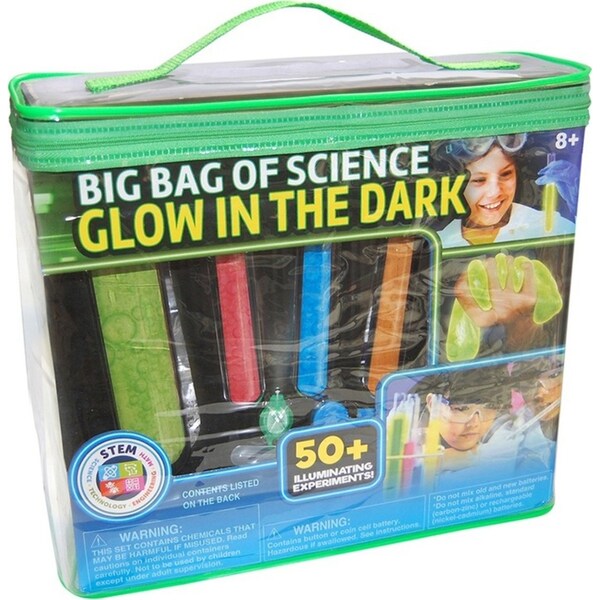 Be Amazing Toys Big Bag of Glow-In-The-Dark Science Experiment Toy Set Kids 8+