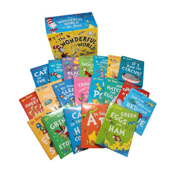 20pc Harper Collins Wonderful World of Dr Seuss Book Keepsake Collection 5y+