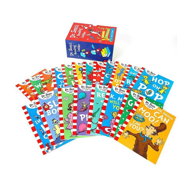 20pc Harper Collins Dr Seuss Reading Ladder Kids Learning Book Collection 8y+