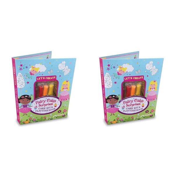 2x Laughing Lobster Fairy Cake Surprises Kit & Playtime Book Fun Activity Kids