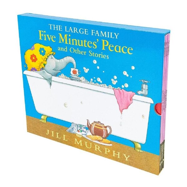 5pc Walker Five Minutes Peace & Other Stories Family Story Reading Book Set 3y+