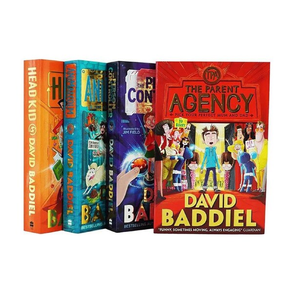 4pc Harper Collins The David Baddiel Reading Kids Story Book Collection 8y+