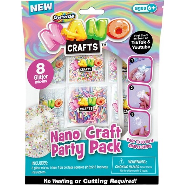 Nano Crafts Party Pack Kids/Children Art Craft DIY Creative Fun Play Toy 6y+