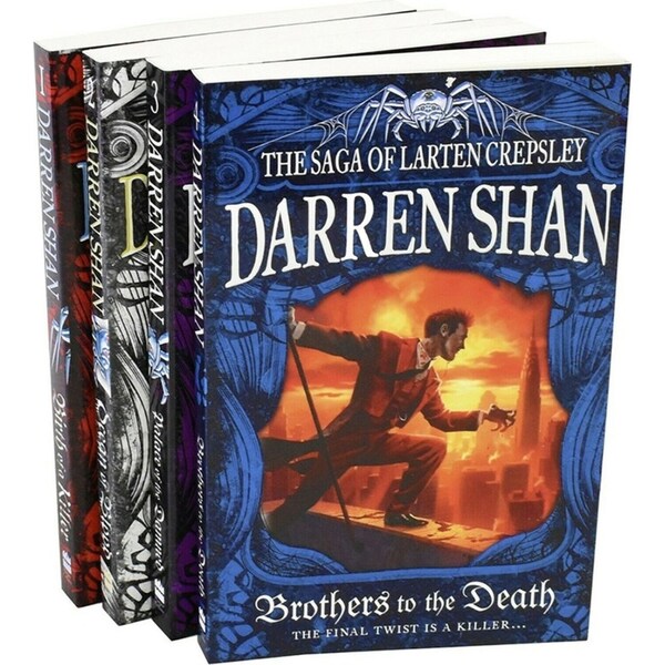 4pc Darren Shan's The Saga of Larten Crepsley Story Reading Book Collection Set