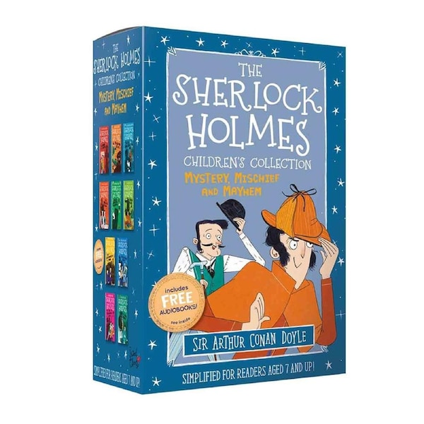 10pc Sherlock Holmes Children's Collection S2 Reading Mystery Story Book 8y+