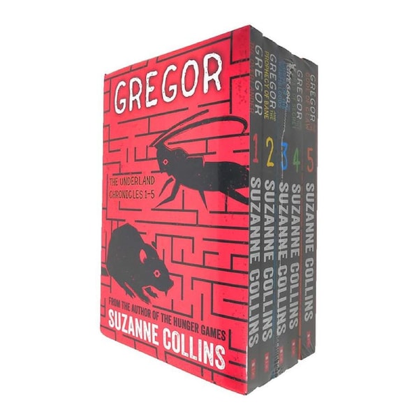 5pc Gregor The Underland Chronicles Collection Story Adventure Reading Book