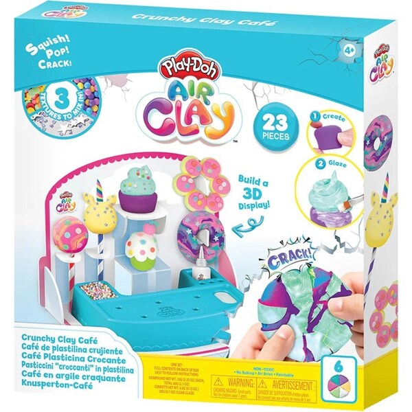23pc Play-Doh Crackle Air Clay Crunchy Cafe Kids/Children DIY Sensory Toy 3y+