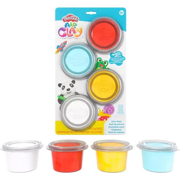 4PK Play-Doh Air Dry Clay Container Kids/Children Art Craft Creative Toy 3y+