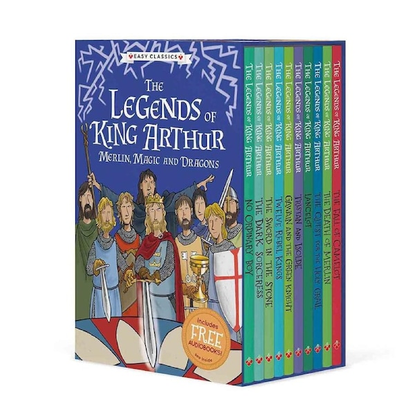 10pc Tales From Round Table Adventure Storytelling Reading Book Collection 8y+