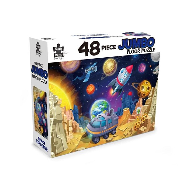48pc Puzzle Master Jumbo Floor Space Explorer Jigsaw Puzzle Kids/Children 3y+