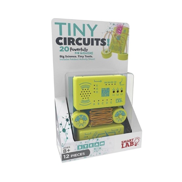 12pc Smart Lab Toys Tiny Circuits Science Experiment Activity Toy Set Kids 8+