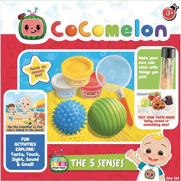 14pc Be Amazing Toys Cocomelon 5-Senses Magnifier/Ball Sensory Toy Set Kids 3y+