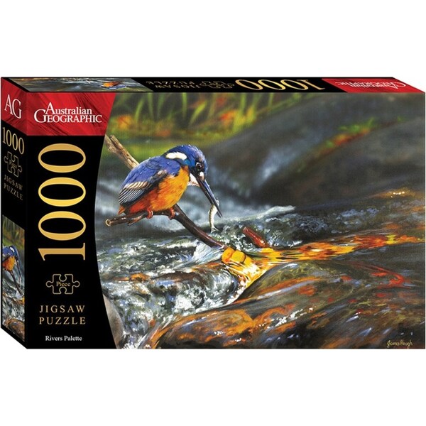 1000pc Puzzle Master Australian Goegraphic Rivers Pallette Jigsaw Puzzle Kids 8+