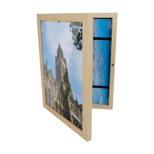 ACA A4 Kids Children Artwork Frame Craft Photo Drawing Painting Art Display Natural Wooden