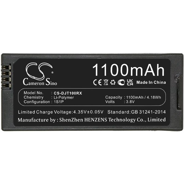 Replacement Battery for DJI Tello Intelligent Flight Drone, Part# T01