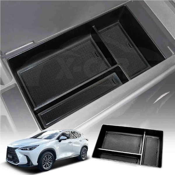 Centre Console Armrest Organizer Tray for Lexus NX Series NX250 NX350 NX350h NX450h 2022-Onwards Storage Box Accessories