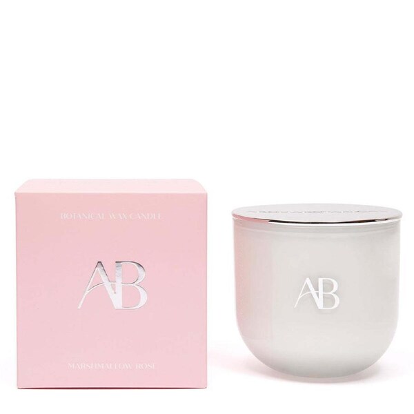 Aromabotanical 340g Scented Wax Candle Home Room Fragrance Marshmallow Rose