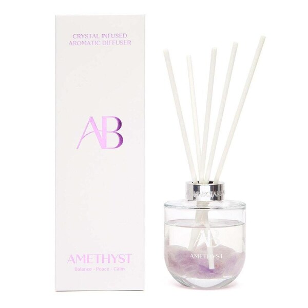 Aromabotanical Crystal200ml Reed Diffuser Scented Home Fragrance/Aroma Amethyst