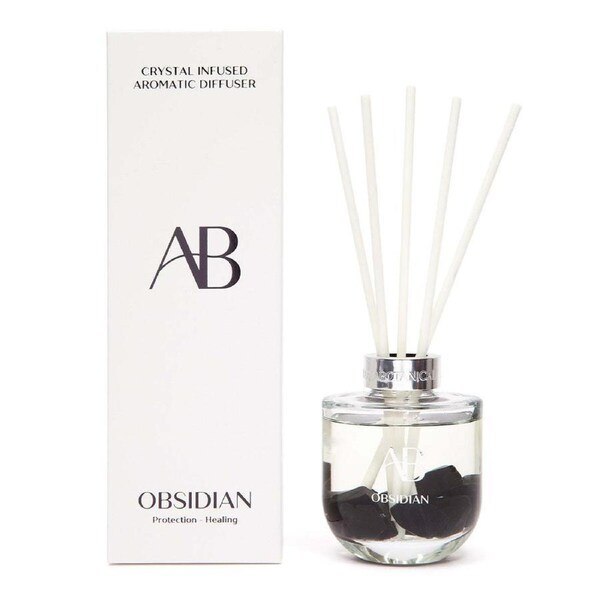 Aromabotanical Crystal200ml Reed Diffuser Scented Home Fragrance/Aroma Obsidian