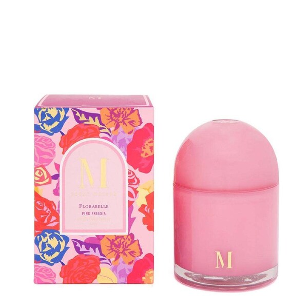 Scent Maison Florabelle 375g Scented Wax Candle Home Room Fragrance Pink Freesia