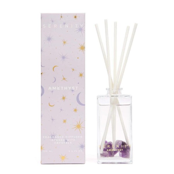 Serenity 130ml Reed Diffuser Scented Home/Room Air Fragrance/Aroma Amethyst