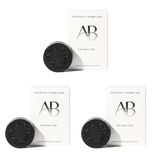 3x Aromabotanical Car Diffuser Air Freshener Vehicle Vent Fragrance Coconut Lime