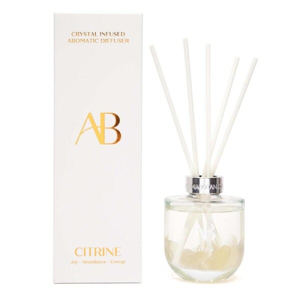 Aromabotanical Crystal200ml Reed Diffuser Scented Home Fragrance/Aroma Citrine