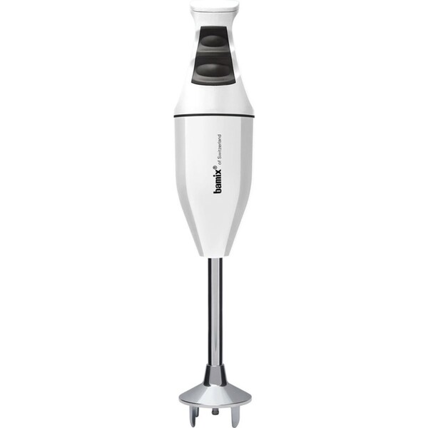 Bamix 140w Stainless Steel Classic Immersion Handheld Blender Food Chopper White