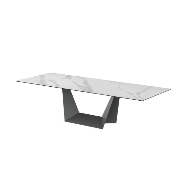 Raimon Furniture Arianna Extension Rectangular Kitchen Dining Table Ceramic 210-290cm - Marmo