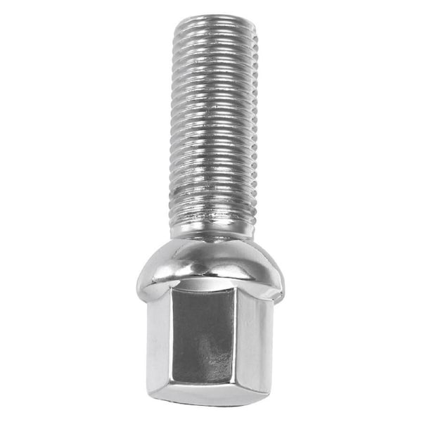 35mm M14x1.5 Car Thread Silver Wheel Tire Screw Radius Lug Nut Bolt For Audi