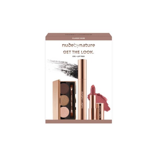 Nude by Nature Get the Look Eye & Lip Trio - Classic Nude