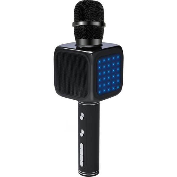 True Sound 27cm Bluetooth Wireless Karaoke Microphone Speaker Party Music Black