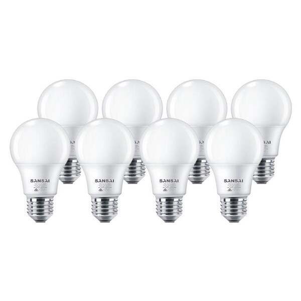 8PK Sansai 12W E27 LED Bulb Light Lamp Globe Screw 6500K 1050 Lumens Cool White