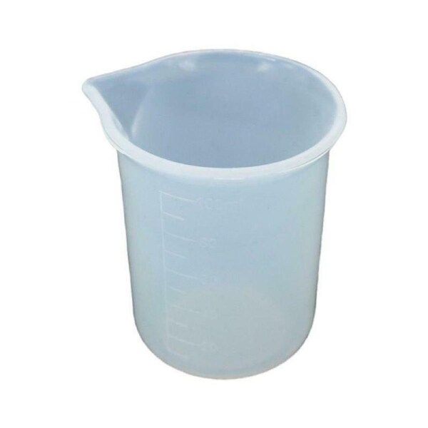 2PCS 100ML Silicone Measuring Cups DIY Crystal Epoxy Jewelry Making Tools