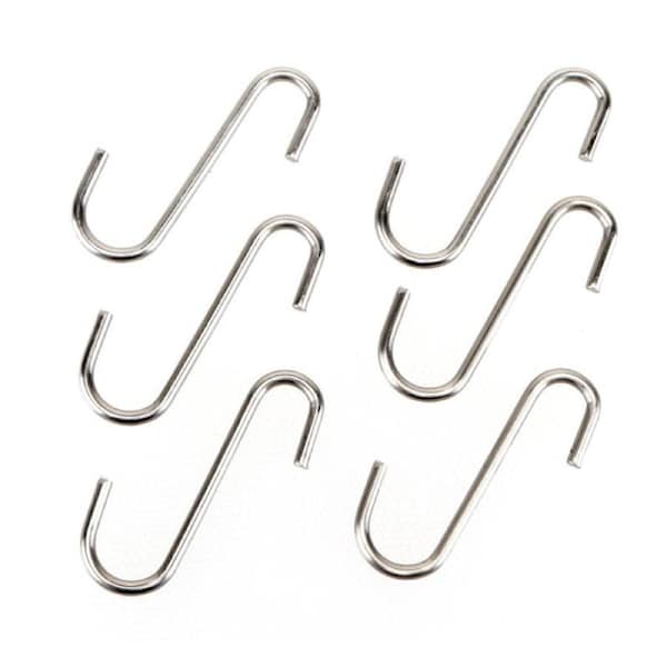 S Hook Zinc Plated Steel 95mm x 35mm x 4mm (S) 4pk