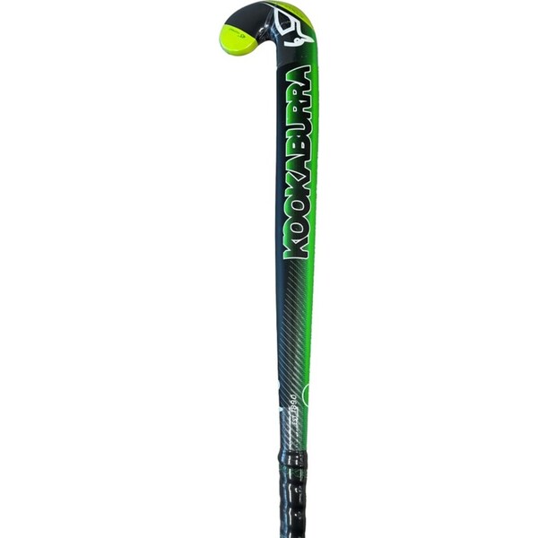 Kookaburra Fury M-Bow Medium Weight Wood Field Hockey Stick 32 Inch Green/Black