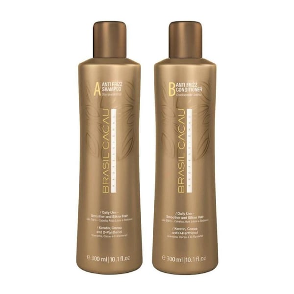 Brasil Cacau Anti Frizz Shampoo & Conditioner Duo 300ml
