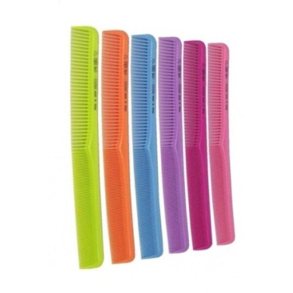 Eurostil Cutting Comb Assorted Colours One Piece