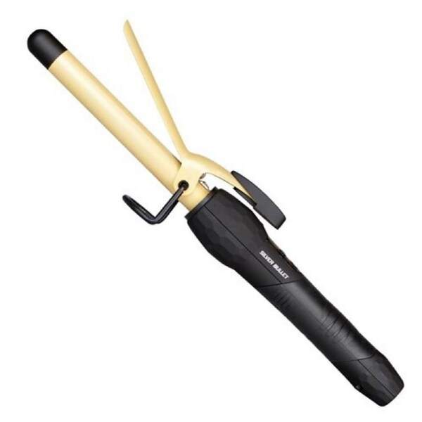 Silver Bullet Fastlane Ceramic Gold Curling Iron 19mm