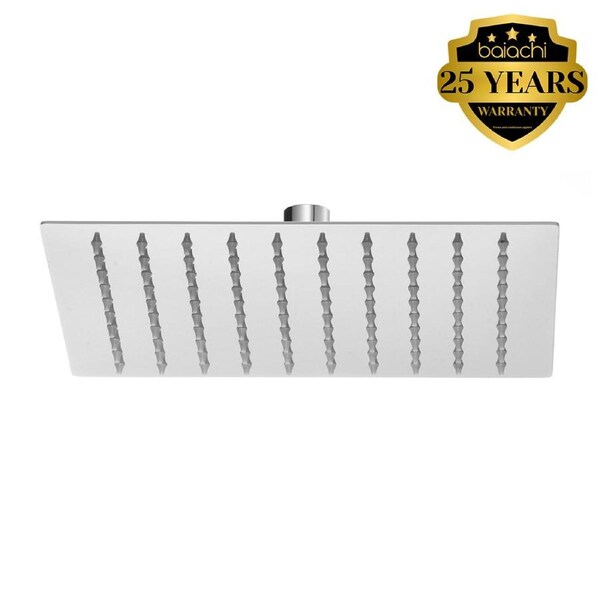 Mackenzie Square Stainless Steel Shower Head 250mm Chrome