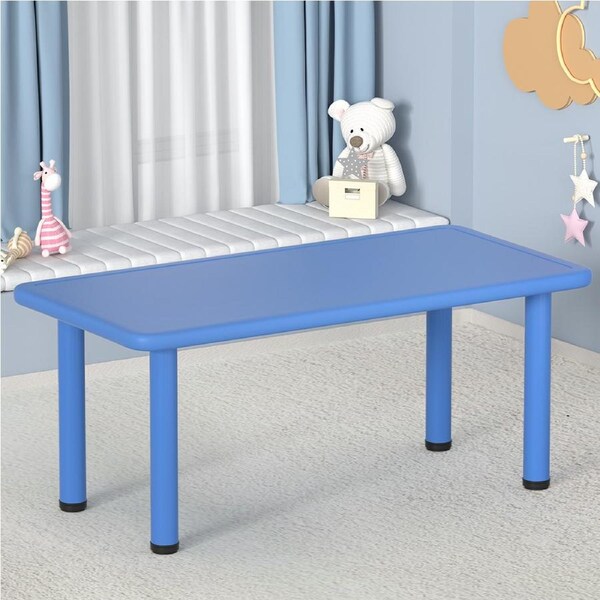 1 Keezi Kids Table Blue 60X120CM