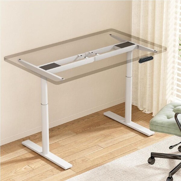 Artiss Standing Desk Frame Only Motorised Dual Motor White