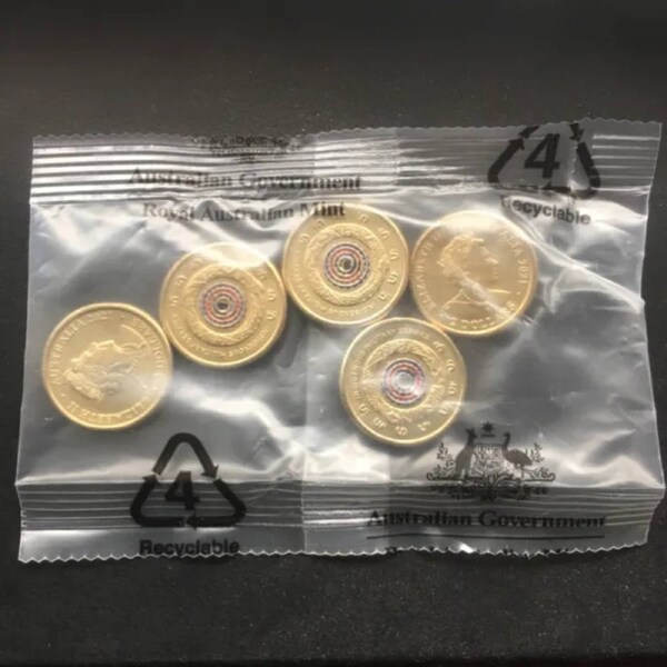 $2 2021 Indigenous Military Service NEW Ram Bag 5x AUS TWO Coin
