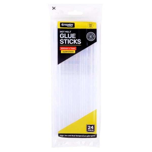Glue Gun Hot Melt Glue Sticks 200mm x 7mm 24pc (Suitable with 10W Glue Gun)
