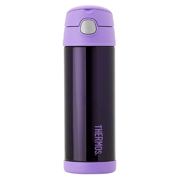 Thermos 470ml Funtainer Vacuum Insulated Drink Bottle Purple Stainless Steel