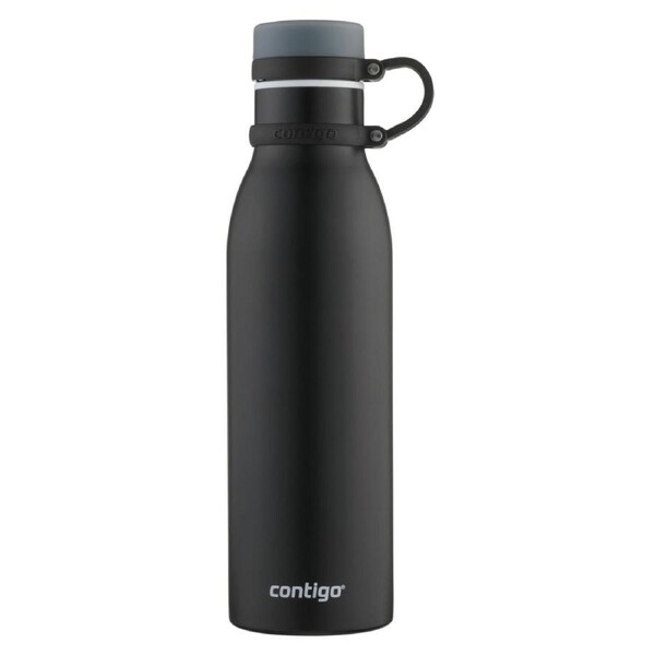 Contigo Matterhorn 591ml Vacuum Insulated SS Bottle Water Tumbler Matte Black